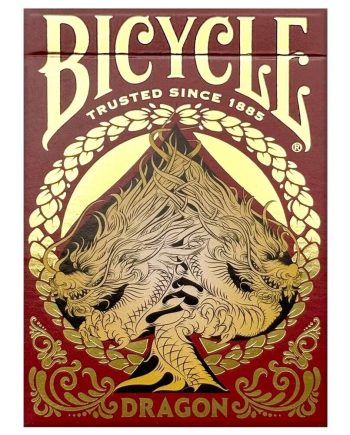 Carte Bicycle Dragon Red